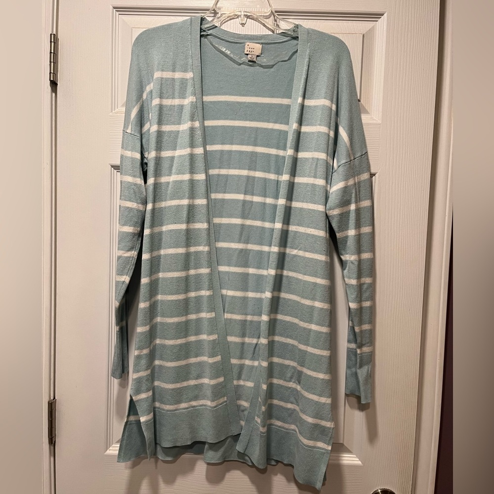 Baby blue large tunic sweater